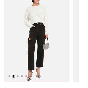 AGOLDE
90's High-Rise Loose Jeans. Black size 23  Grunge era distressed